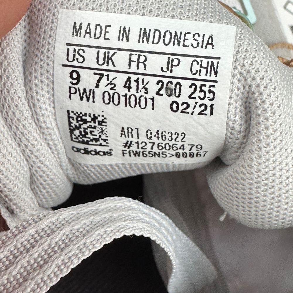 Adidas Women's QT Racer Sport Low Top Running Shoe Grey Mint Q46322 Size 9 - Picture 9 of 10